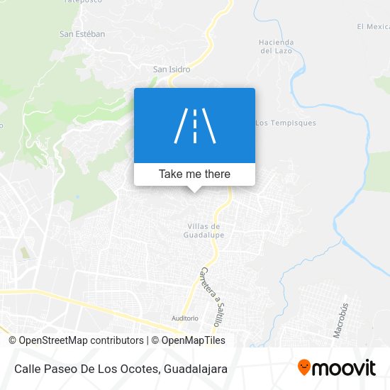 Calle Paseo De Los Ocotes map