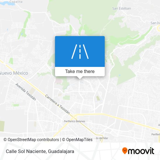Calle Sol Naciente map