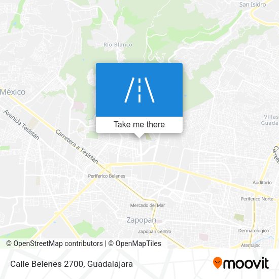 Mapa de Calle Belenes 2700
