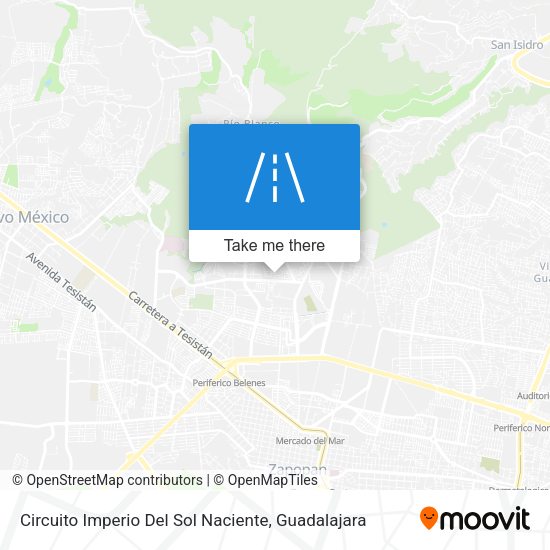 Mapa de Circuito Imperio Del Sol Naciente