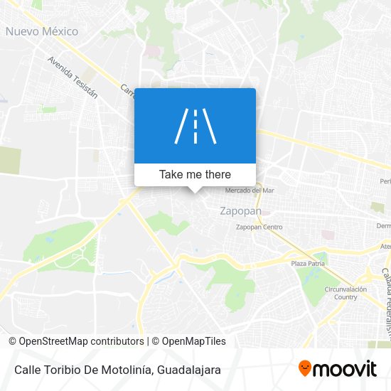 Calle Toribio De Motolinía map