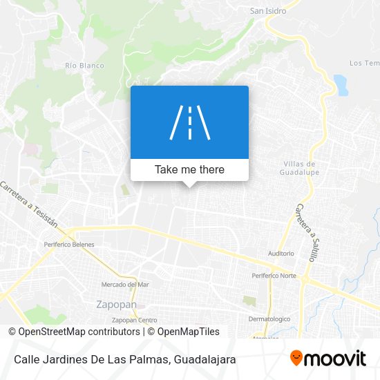 Mapa de Calle Jardines De Las Palmas