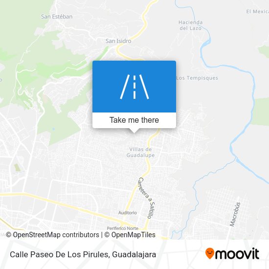 Calle Paseo De Los Pirules map