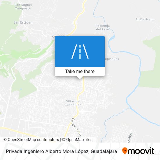 Mapa de Privada Ingeniero Alberto Mora López