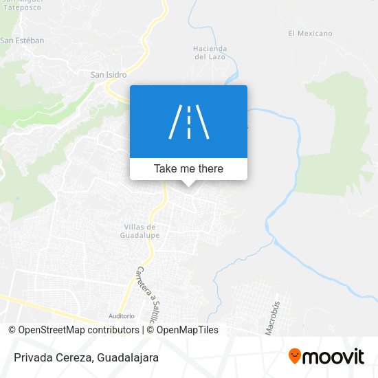 Mapa de Privada Cereza