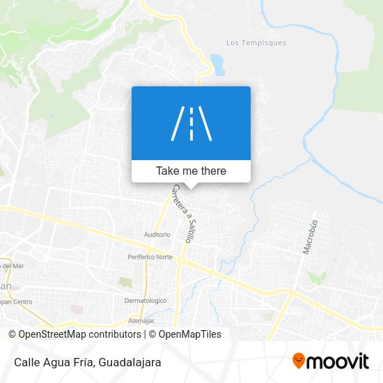 Calle Agua Fría map