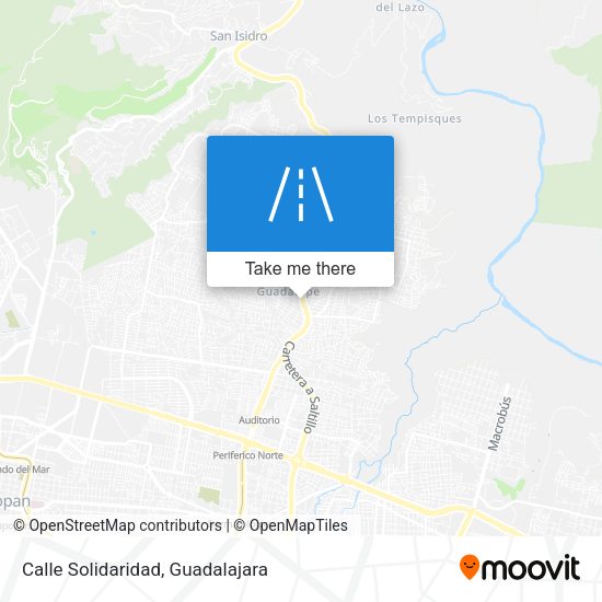 Calle Solidaridad map
