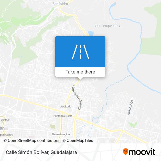 Calle Simón Bolívar map