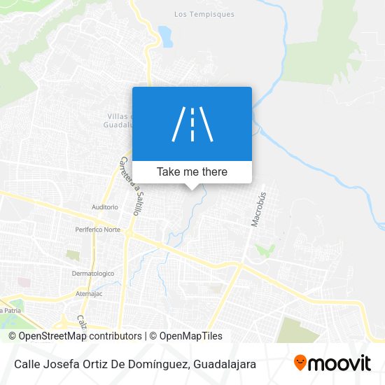 Mapa de Calle Josefa Ortiz De Domínguez