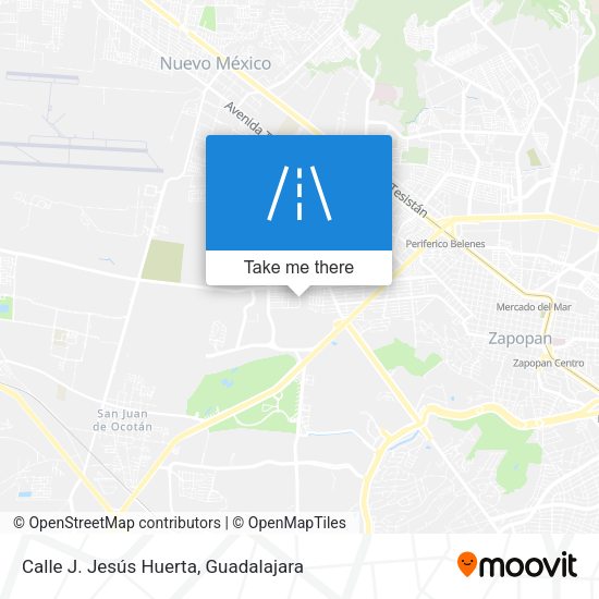 Mapa de Calle J. Jesús Huerta