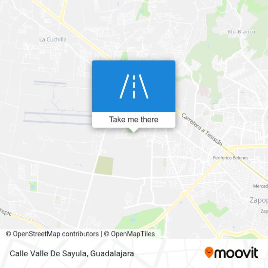 Calle Valle De Sayula map