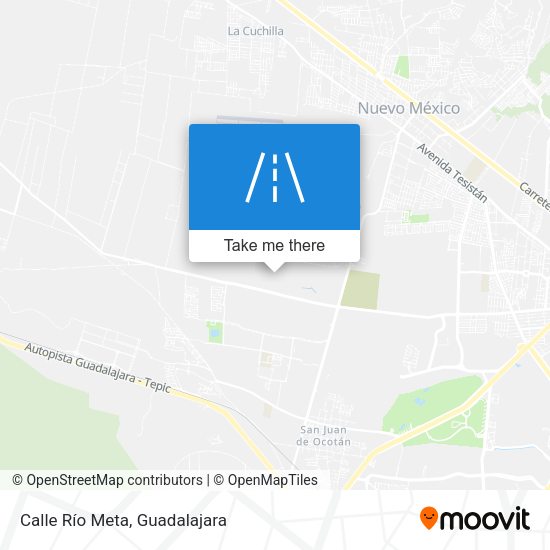 Calle Río Meta map