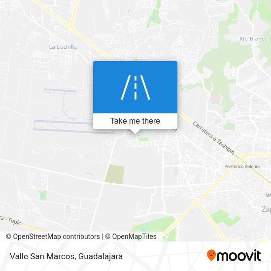 Mapa de Valle San Marcos