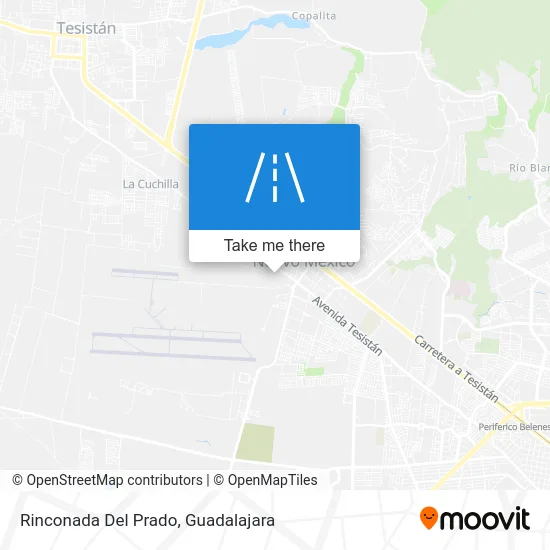 Rinconada Del Prado map