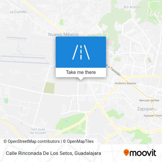 Calle Rinconada De Los Setos map