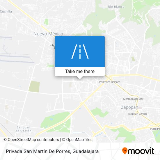Privada San Martín De Porres map