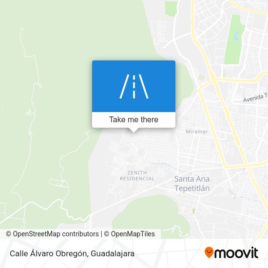 Calle Álvaro Obregón map
