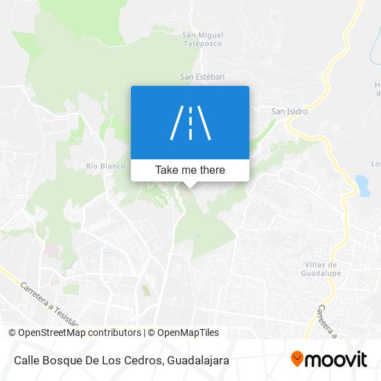Calle Bosque De Los Cedros map