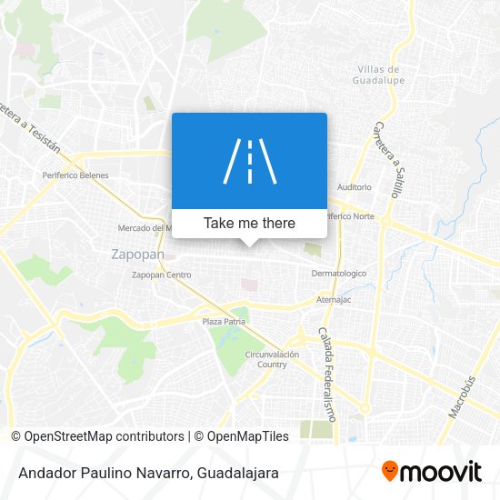 Andador Paulino Navarro map