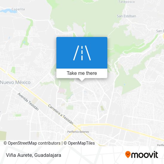 Mapa de Viña Aurete