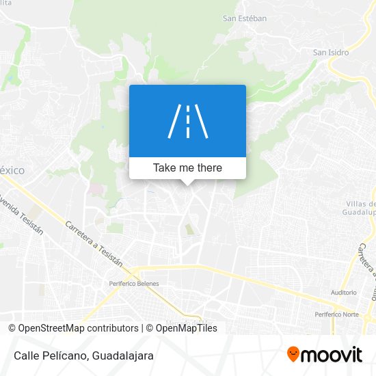 Calle Pelícano map