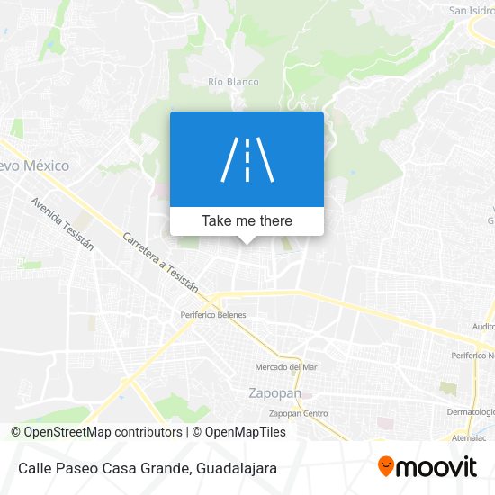 Calle Paseo Casa Grande map