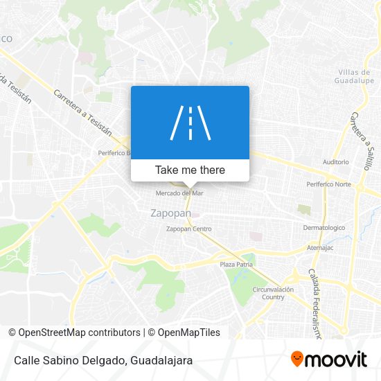 Mapa de Calle Sabino Delgado