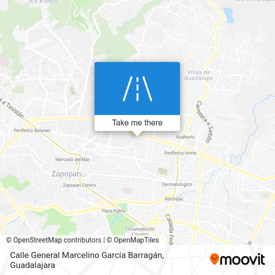 Calle General Marcelino García Barragán map