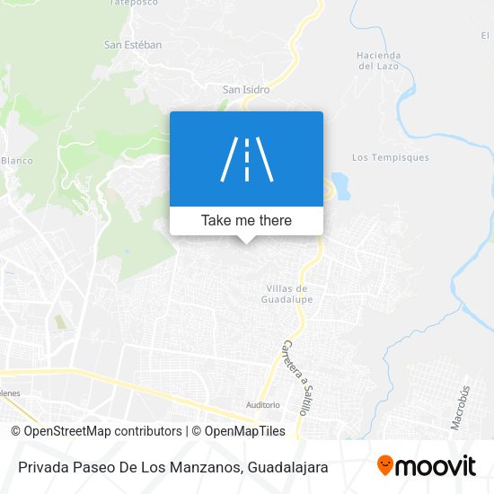 Mapa de Privada Paseo De Los Manzanos