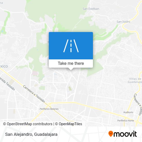 Mapa de San Alejandro