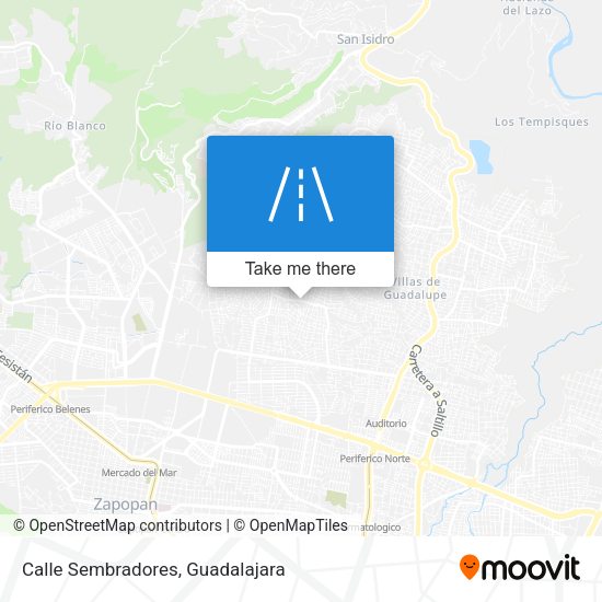 Calle Sembradores map