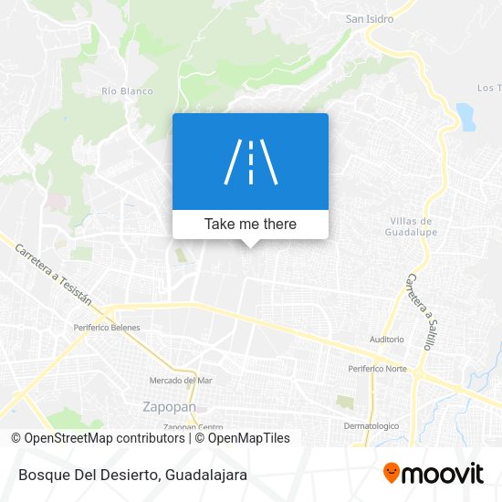 Bosque Del Desierto map