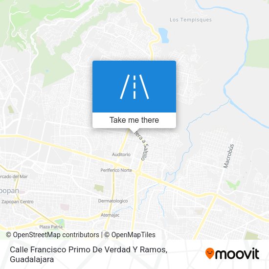 Calle Francisco Primo De Verdad Y Ramos map