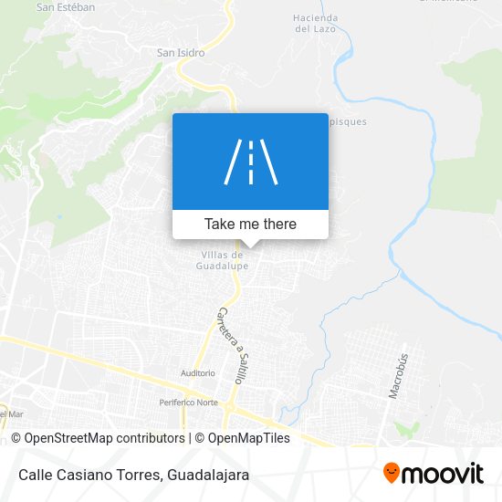 Mapa de Calle Casiano Torres