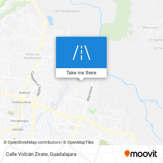 Calle Volcán Zirate map