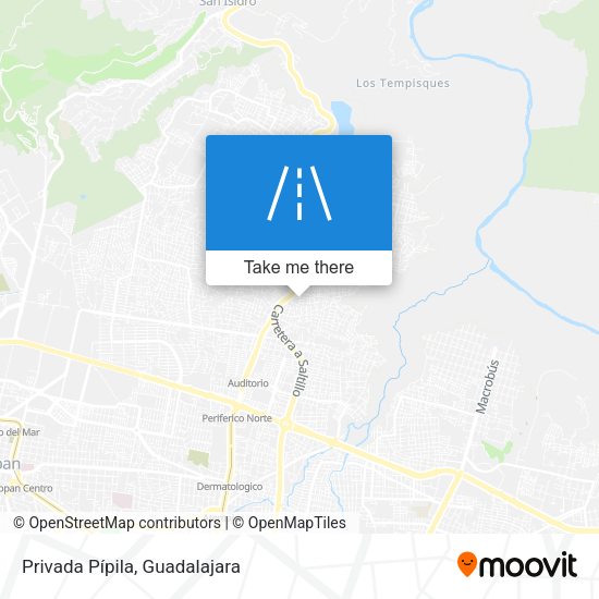 Mapa de Privada Pípila