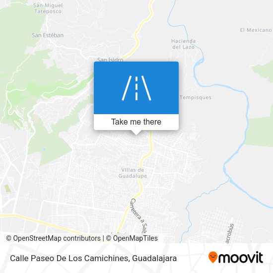 Calle Paseo De Los Camichines map