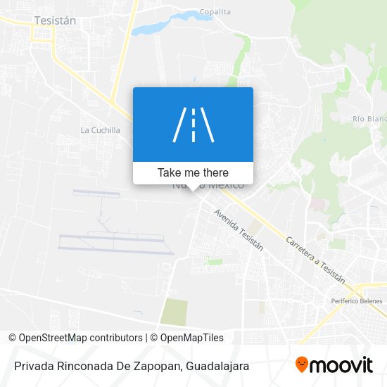 Privada Rinconada De Zapopan map