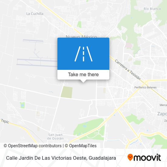 Calle Jardín De Las Victorias Oeste map