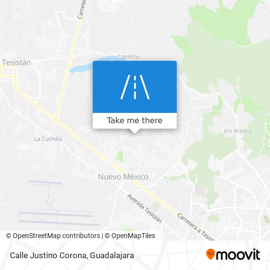 Calle Justino Corona map