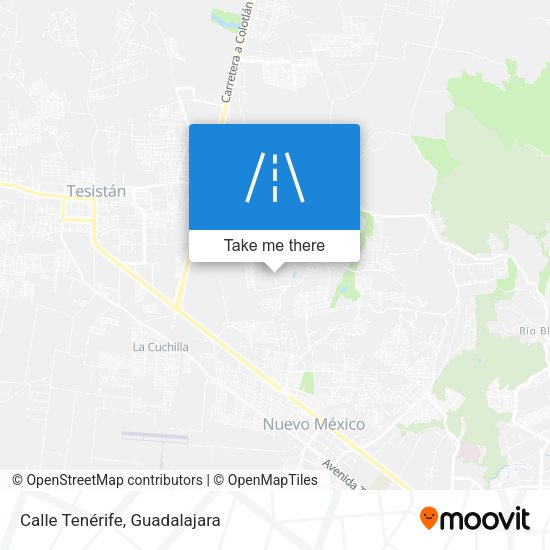 Calle Tenérife map