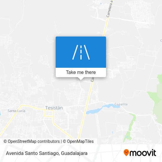 Avenida Santo Santiago map