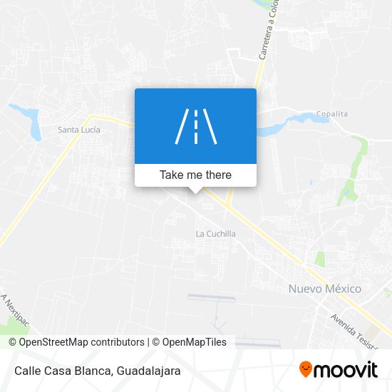 Calle Casa Blanca map