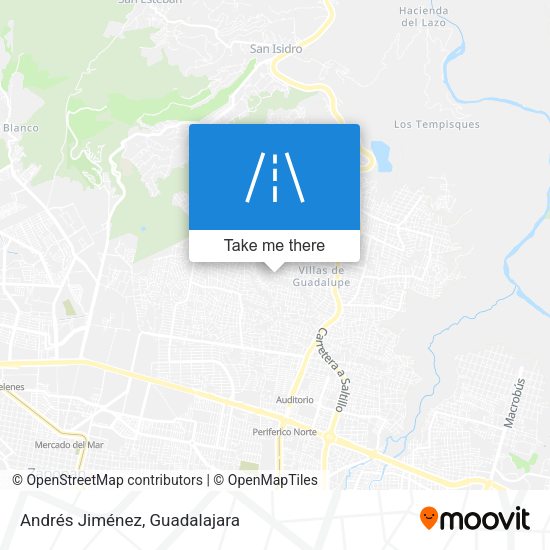 Mapa de Andrés Jiménez