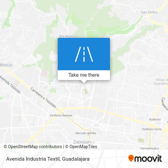 Avenida Industria Textil map