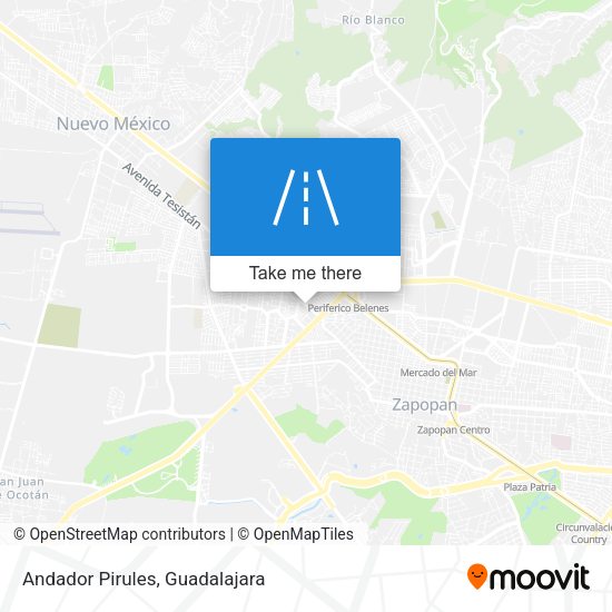 Mapa de Andador Pirules