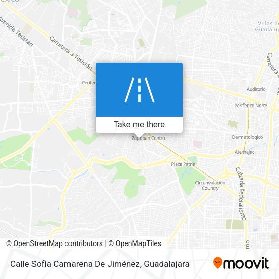 Mapa de Calle Sofía Camarena De Jiménez