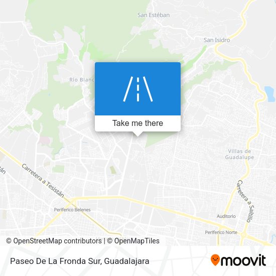 Paseo De La Fronda Sur map