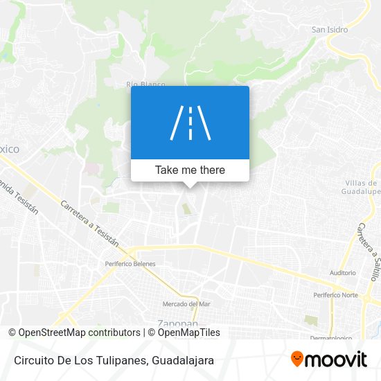 Mapa de Circuito De Los Tulipanes