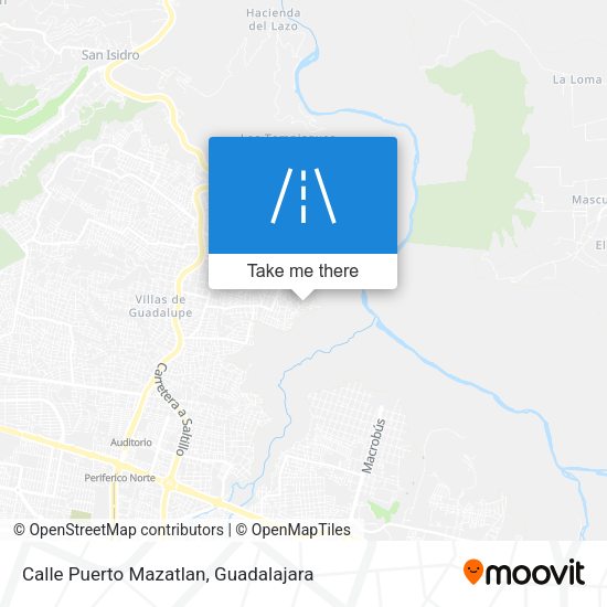 Calle Puerto Mazatlan map